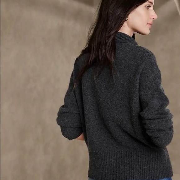 Banana Republic Astrid 100 percent boiled cashmere collared cardigan sweater - Picture 6 of 6